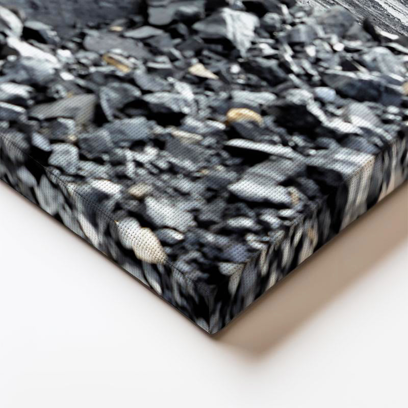 Yatay Kanvas Tablo Maden Ocağı Dev Kamyonlar İş Makinesi Tablosu Ev Ofis Duvar Dekoru