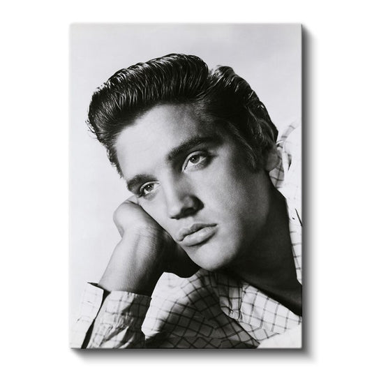 Elvis Presley - Rock'n Roll Efsanesi Kanvas Tablo