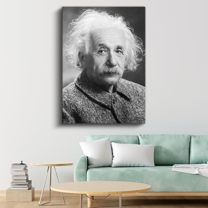 Albert Einstein - Deha Fizikçi Portresi Kanvas Tablo