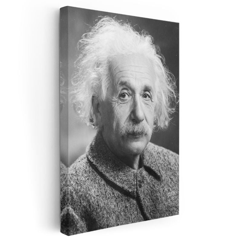 Albert Einstein - Deha Fizikçi Portresi Kanvas Tablo
