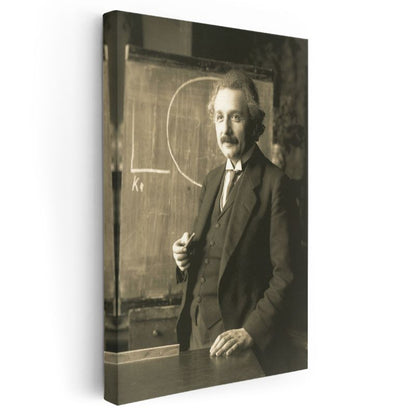 Albert Einstein - Genç Profesör Yılları Kanvas Tablo