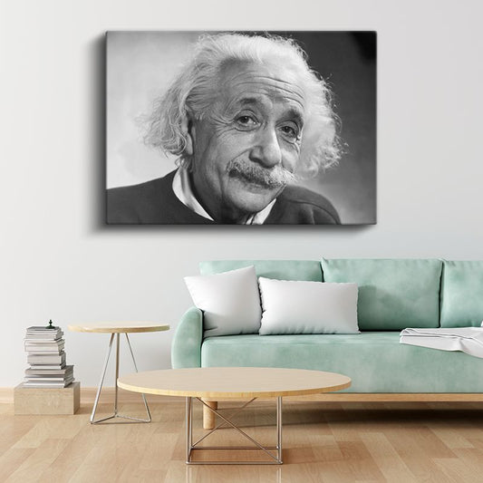 Albert Einstein - Bilim Dünyasının Gülen Yüzü Kanvas Tablo