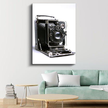 Körüklü Fotoğraf Makinesi - Antika Zeiss Objektifli Kanvas Tablo