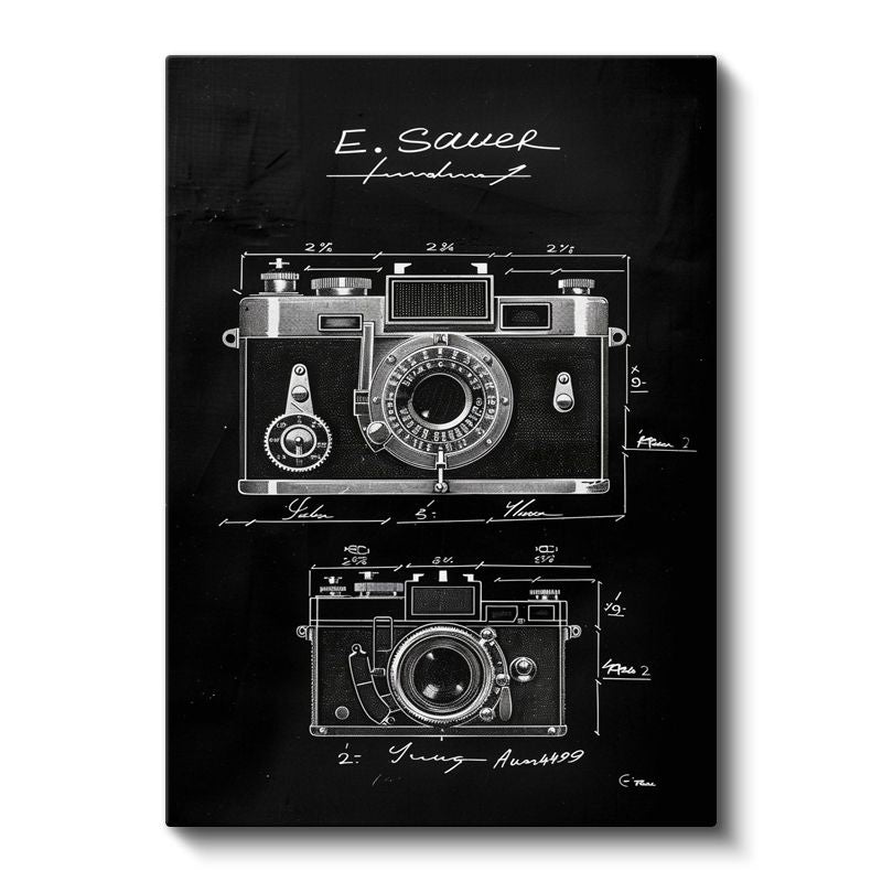 Fotoğraf Makinesi - Klasik Görüntüleme Cihazı Kanvas Tablo
