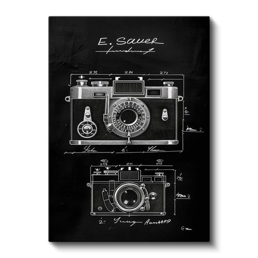 Fotoğraf Makinesi - Klasik Görüntüleme Cihazı Kanvas Tablo