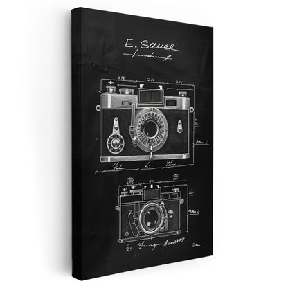 Fotoğraf Makinesi - Klasik Görüntüleme Cihazı Kanvas Tablo