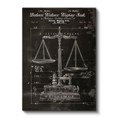 Terazi - Hassas Ölçüm Aleti Kanvas Tablo