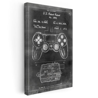 Oyun Kumandası - Klasik Konsol Kontrolcüsü Kanvas Tablo