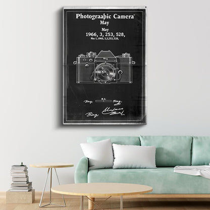 Fotoğraf Makinesi - 1966 Klasik Görüntüleme Cihazı Kanvas Tablo