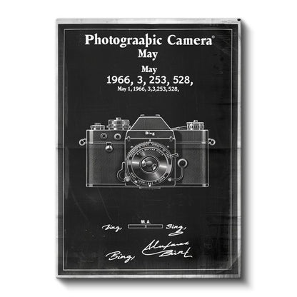 Fotoğraf Makinesi - 1966 Klasik Görüntüleme Cihazı Kanvas Tablo