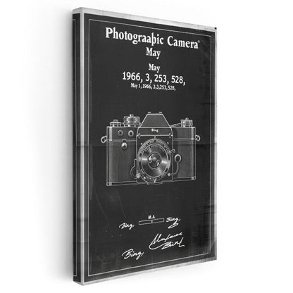 Fotoğraf Makinesi - 1966 Klasik Görüntüleme Cihazı Kanvas Tablo