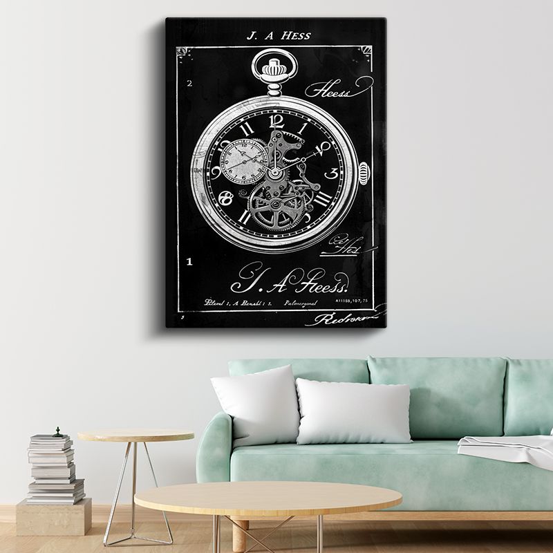 Cep Saati - Mekanik Zaman Ölçer Kanvas Tablo