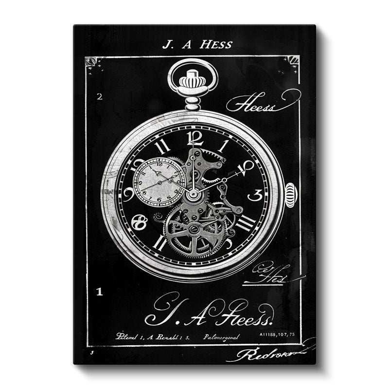 Cep Saati - Mekanik Zaman Ölçer Kanvas Tablo