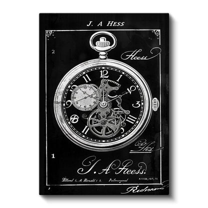 Cep Saati - Mekanik Zaman Ölçer Kanvas Tablo