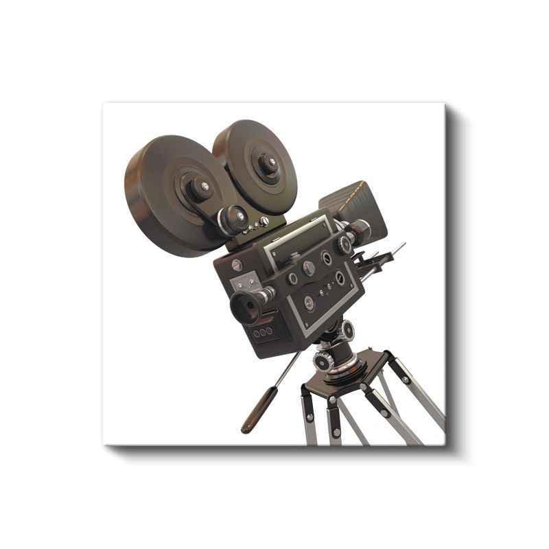 Film Kamerası - Klasik Sinema Ekipmanı Kanvas Tablo