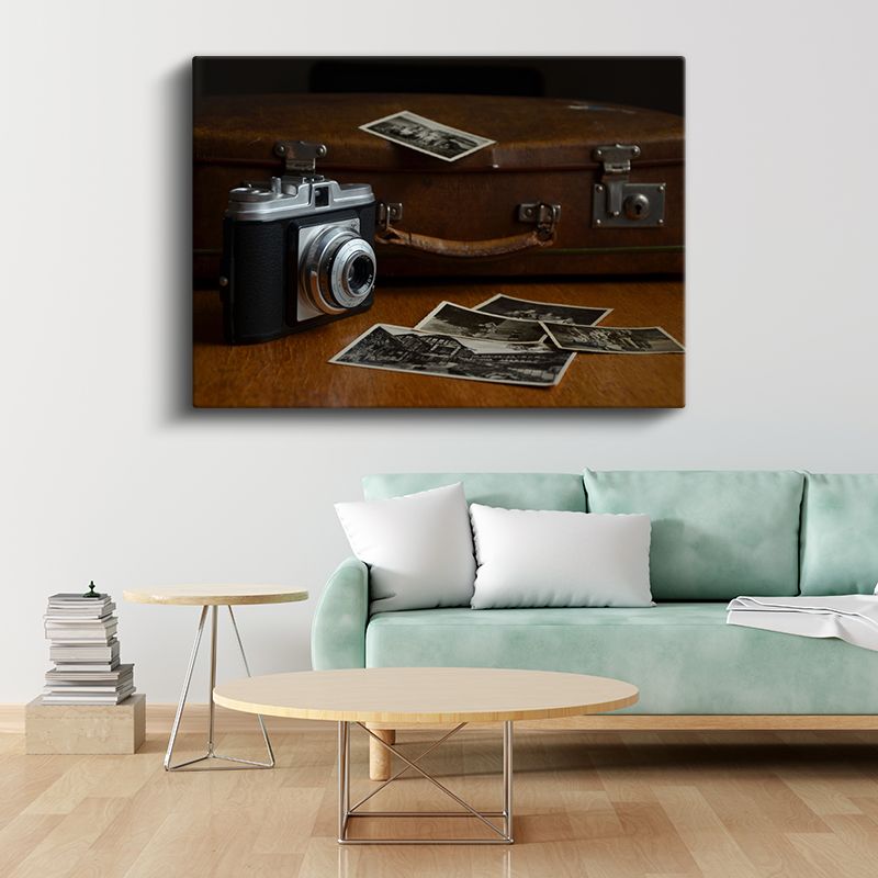Klasik Fotoğraf Makinesi - Anıların İzinde Kanvas Tablo