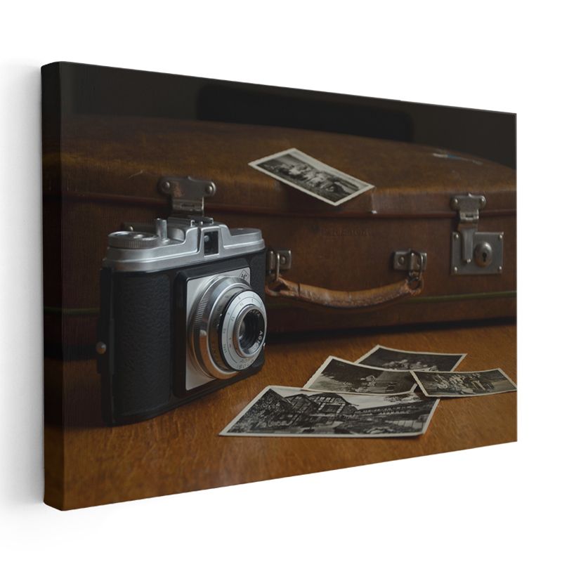 Klasik Fotoğraf Makinesi - Anıların İzinde Kanvas Tablo