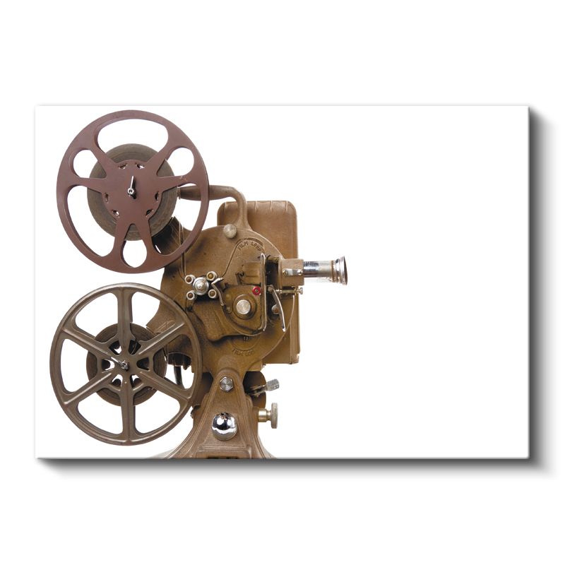 Film Projektörü - Nostaljik Sinema Makinesi Kanvas Tablo