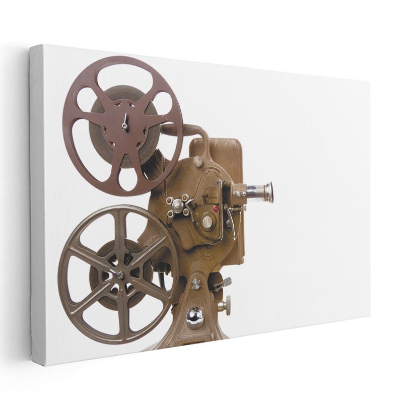 Film Projektörü - Nostaljik Sinema Makinesi Kanvas Tablo