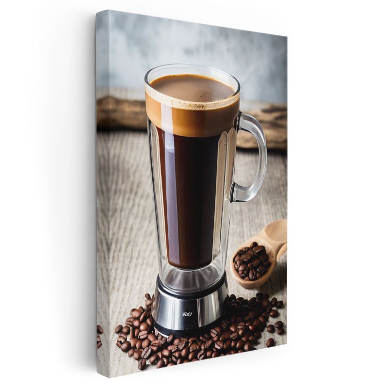 Kahve Keyfi - Aromatik Çekirdeklerle Espresso Kanvas Tablo