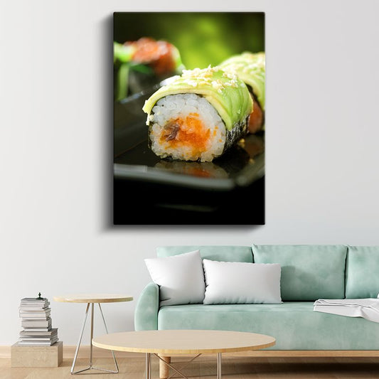 Avokado Sushi - Lezzetli Japon Mutfağı Kanvas Tablo