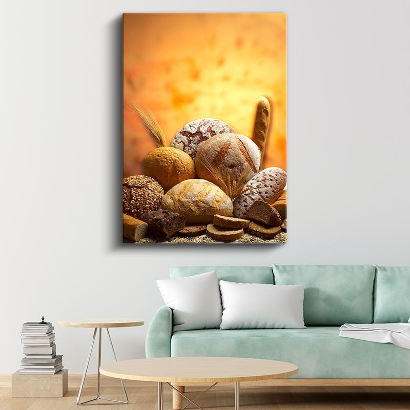 Taze Ekmekler - Geleneksel Fırın Lezzetleri Kanvas Tablo