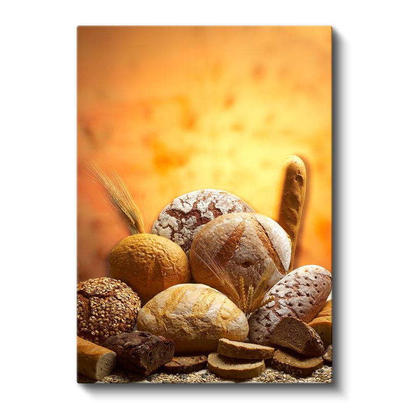 Taze Ekmekler - Geleneksel Fırın Lezzetleri Kanvas Tablo