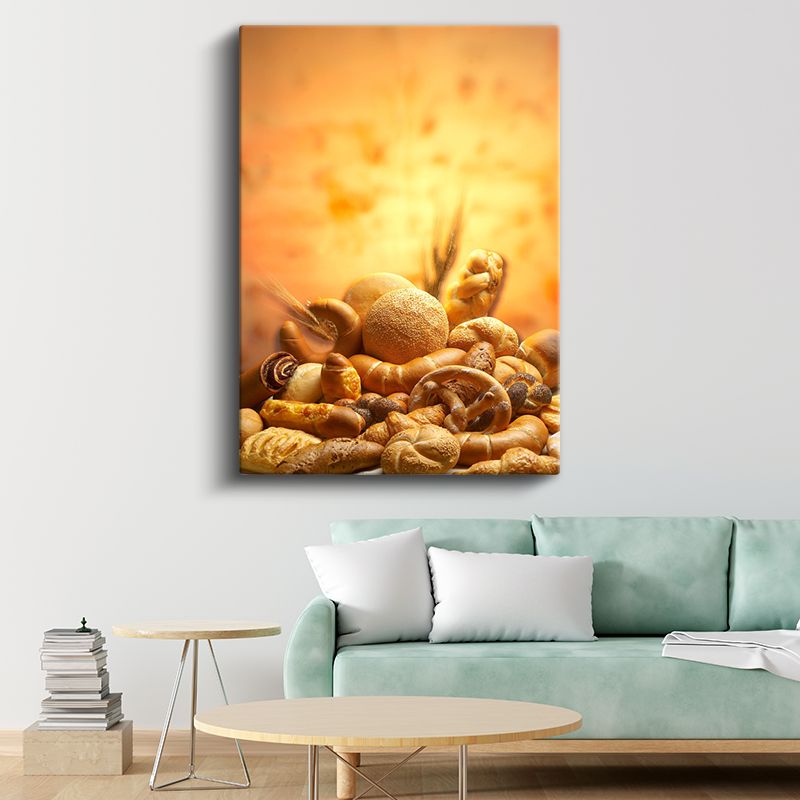Fırın Ürünleri - Çeşitli Hamur İşleri Kanvas Tablo