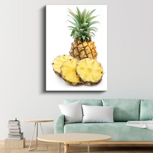 Taze Ananas - Tropikal Meyve Lezzeti Kanvas Tablo