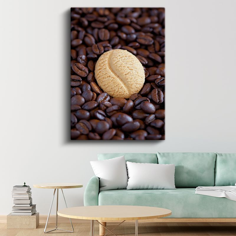 Kahve Bisküvisi - Çekirdekler Arasında Lezzet Kanvas Tablo