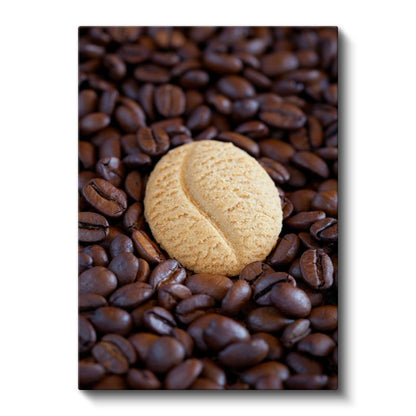 Kahve Bisküvisi - Çekirdekler Arasında Lezzet Kanvas Tablo