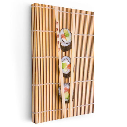 Japon Lezzeti - Sushi Ruloları Kanvas Tablo