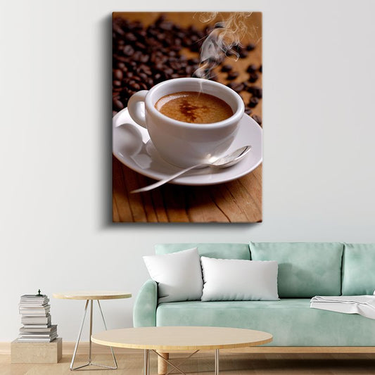 Kahve Molası - Taze Espresso Kanvas Tablo
