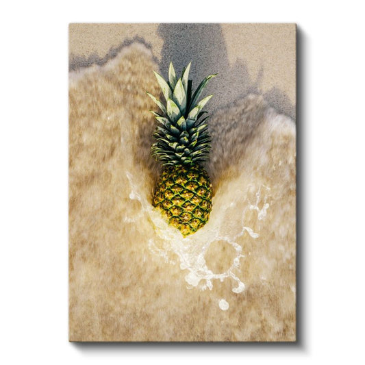 Tropikal Meyve - Ananas Kanvas Tablo