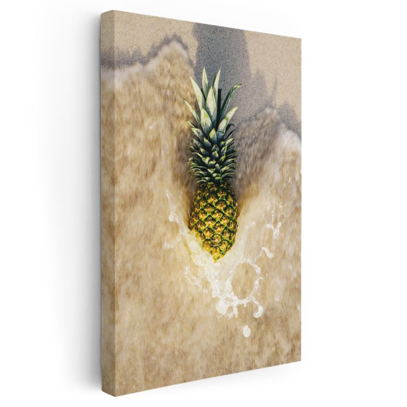 Tropikal Meyve - Ananas Kanvas Tablo