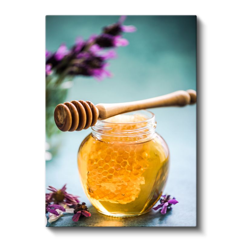 Doğanın Altını - Bal ve Petek Kanvas Tablo