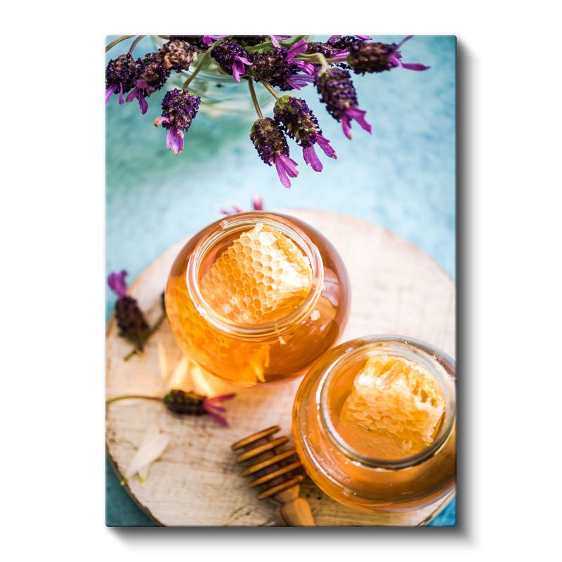 Arı Emeği - Petek Balı Kanvas Tablo