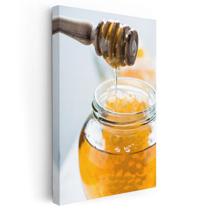Bal Damlası - Tatlı Nektar Akışı Kanvas Tablo