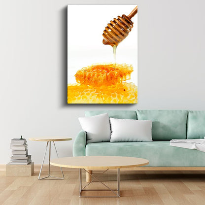 Altın Petek Balı - Doğal Tatlı Lezzet Kanvas Tablo