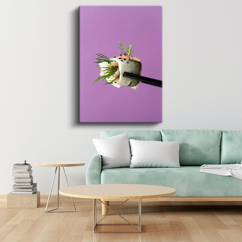 Sushi Sanatı - Çubukla Tutulan Lezzet Kanvas Tablo