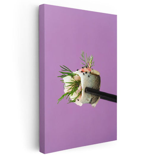 Sushi Sanatı - Çubukla Tutulan Lezzet Kanvas Tablo