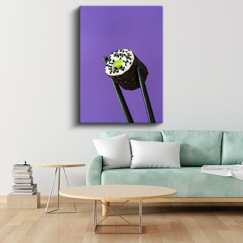 Sushi Rulosu - Susam Tohumlu Japon Lezzeti Kanvas Tablo