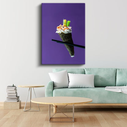 Temaki Sushi - Japon Mutfağının Zarif Sunumu Kanvas Tablo