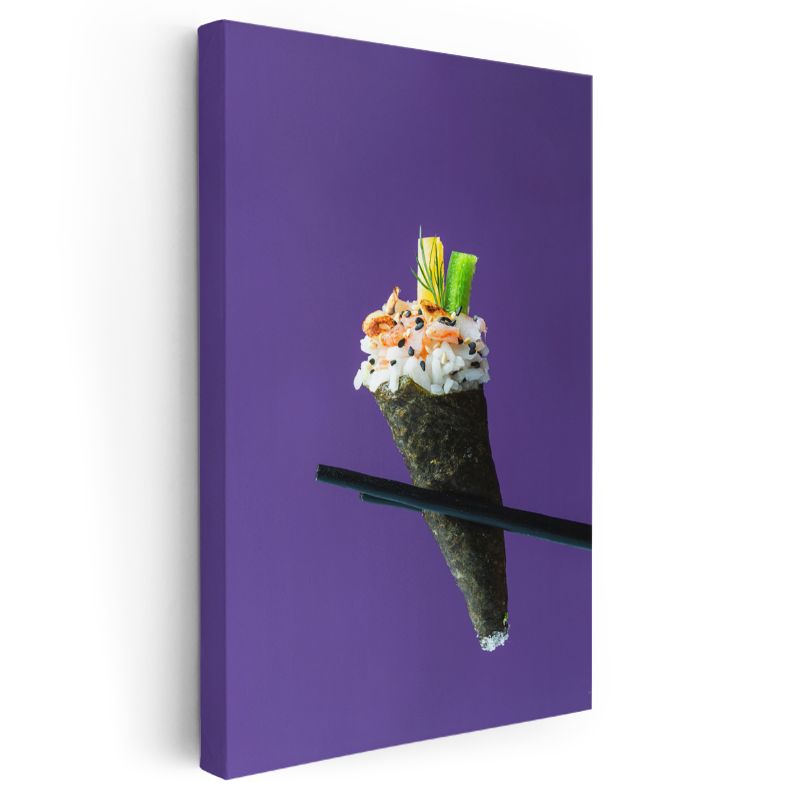 Temaki Sushi - Japon Mutfağının Zarif Sunumu Kanvas Tablo
