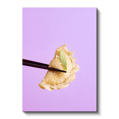 Asya Mantısı - Çubuklar Arasında Geleneksel Lezzet Kanvas Tablo