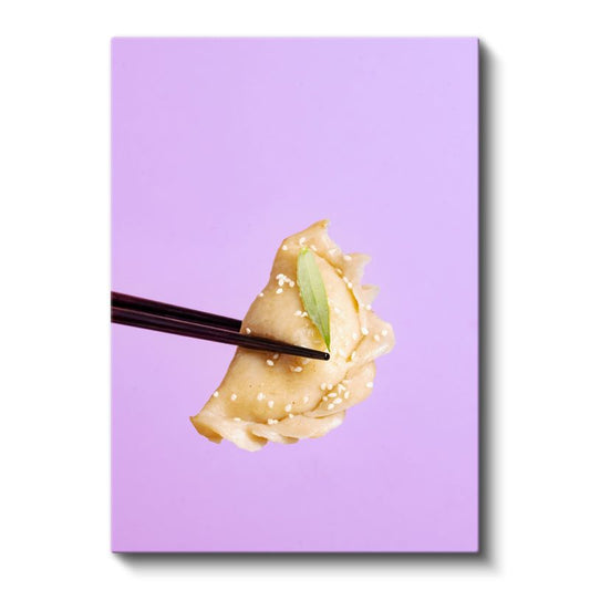 Asya Mantısı - Çubuklar Arasında Geleneksel Lezzet Kanvas Tablo