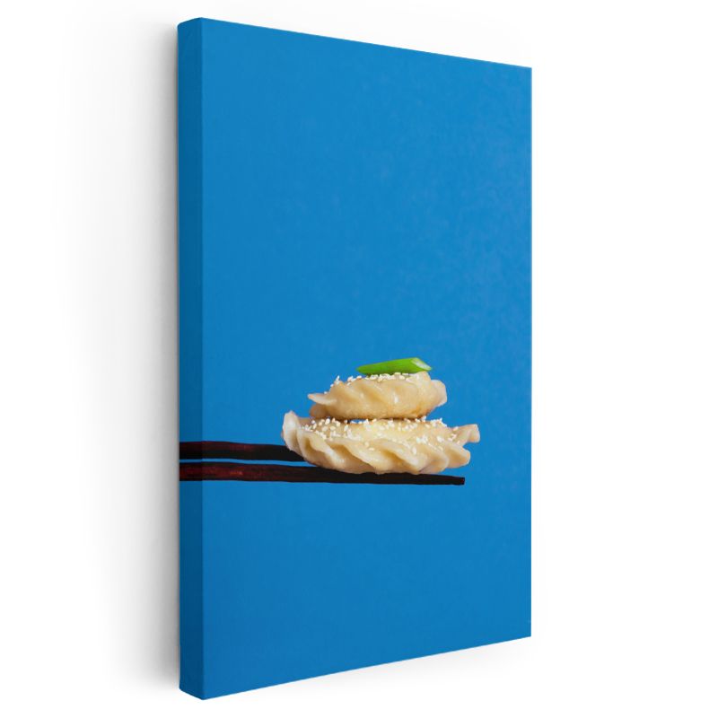 Japon Mutfağı - Çubuklarla Sunulan Suşi Sanatı Kanvas Tablo