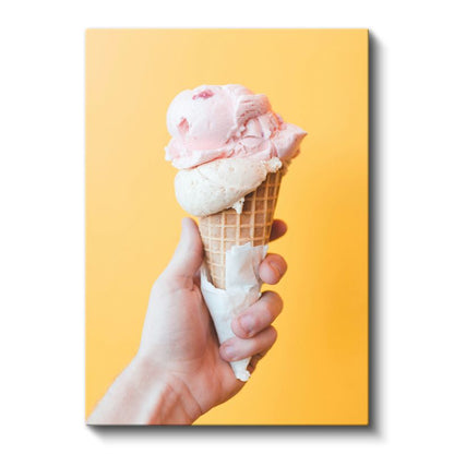 Dondurma Keyfi - Tatlı Serinlik Kanvas Tablo