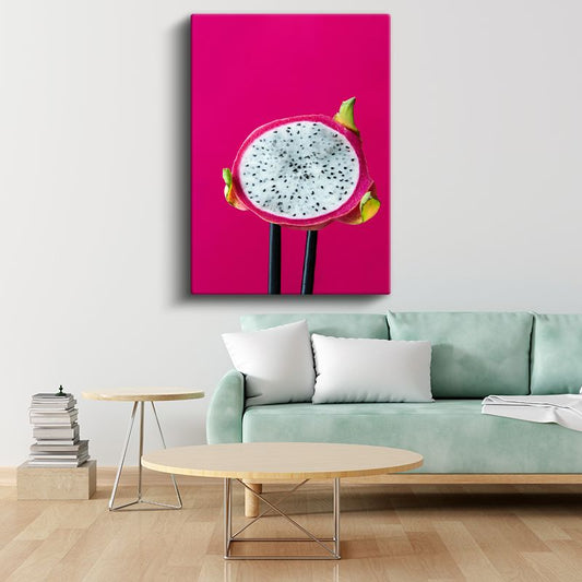 Ejder Meyvesi - Egzotik Tropik Meyve Kanvas Tablo