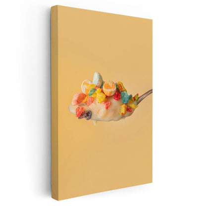 Renkli Gevrek - Kahvaltı Neşesi Kanvas Tablo